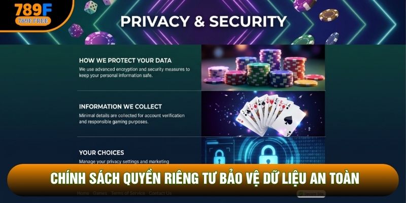 Chính sách quyền riêng tư bảo vệ dữ liệu an toàn