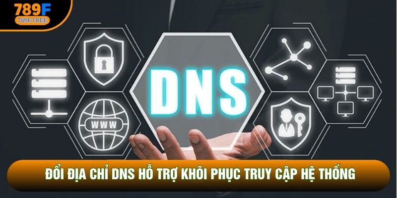 Đổi địa chỉ DNS hỗ trợ khôi phục truy cập hệ thống